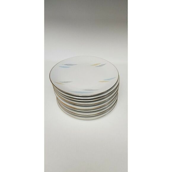 Rare 64 Piece China Set Vintage Seltmann Weiden Bavaria Monika Gold Rims - Picture 5 of 16